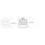 BLACK 6,5W CCTV IP65 230V DARK LIGHT thumbnail 2
