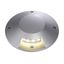 BIG LED PLOT ROUND cover, 1 slot, silver grey thumbnail 1