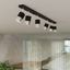 CEILING LAMP NERO 3 BLACK/CHROME GU10 3X40W IP20 thumbnail 8