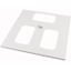 XSPTF1006-XF Top plate, F3A-flanges XF, for, WxD=1000x600mm, IP55, grey thumbnail 1