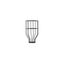 FENDA, lamp shade, mesh shade, Ø/H 14/24 cm thumbnail 1