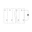 Double-deck PCB terminal block 2.5 mm² Pin spacing 7.62 mm orange thumbnail 2