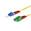 OpDAT patch cord LC-D/E2000-D APC OS2, 10.0 m thumbnail 3