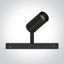 BLACK 8W CCTV 48V IP20 HONEYCOMB ADJUSTABLE DARK LIGHT MINI/MIDI/MAXI/P&P thumbnail 1