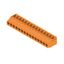 Printed circuit board terminals, 5.08 mm, Number of poles: 15, 180°, Solder pin length (l): 3.2 mm, tinned, orange, Clamping yoke connection, Clamping range, max. : 6 mm², Box thumbnail 2
