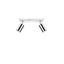 CEILING LAMP RING 2 CHROME GU10 2X40W IP20 thumbnail 8