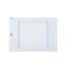 Metal door perforated for wallmounting S-RACK  9U, W=600 thumbnail 1