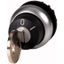 M22-WS-MS2 Key-operated actuator, momentary, 2 positions, MS2, Key withdrawable: 0, Bezel: titanium thumbnail 1