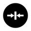 M22-XDH-S-X14 Button plate, raised black, clamp symbol thumbnail 1