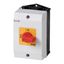 T0-2-1/I1-RT On-Off switch, T0, 20 A, surface mounting, 2 contact unit(s), 3 pole, Emergency switching off function, with red thumb grip and yellow front plate thumbnail 3