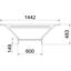 Add-on tee for cable ladder 110x600 Steel Hot-dip galvanised zinc thumbnail 2