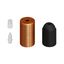 Cylindrical metal E27 lamp holder kit thumbnail 2