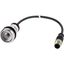 C22-DR-X-K10-P3 Pushbutton without panel, maintained, 1 N/O, with cable 0.5m and M12A plug thumbnail 2