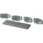 BPZ-DINR24S-600-B DIN-rail (short) with fixed mounting towers, W=600mm thumbnail 2