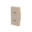 Rocker cover blind symbol - 1M - Champagne thumbnail 2