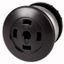 M22-DRP-S-X Mushroom actuator, RMQ-Titan, Mushroom, maintained, Mushroom black, Without button plate, Bezel: titanium thumbnail 1
