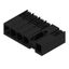 PCB plug-in connector, male header, closed side, Middle flange, THT solder connection, 7.62 mm, Number of poles: 5, 90°, Solder pin length (l): 3.5 mm, tinned, black, Box thumbnail 4