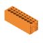 Printed circuit board terminals, 5.00 mm, Number of poles: 9, 180°, Solder pin length (l): 3.5 mm, tinned, orange, PUSH IN without actuator, Clamping range, max. : 2.5 mm², Box thumbnail 2