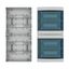 Surface Mounted Board, IP65, IK08, 4-rows 72 modules without screw ter thumbnail 1