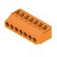 Printed circuit board terminals, 5.00 mm, Number of poles: 7, 180°, Solder pin length (l): 3.2 mm, tinned, orange, Clamping yoke connection, Clamping range, max. : 6 mm², Box thumbnail 4