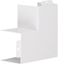 LFS, flat corner for gutter 60x60 mm, bright white thumbnail 2