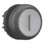 M22S-DL-W-X1 Illuminated pushbutton actuator, RMQ-Titan, Flush, momentary, White, inscribed 1, Bezel: black thumbnail 11