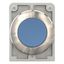 M30I-FDR-B Pushbutton, RMQ-Titan, flat, maintained, Blue, blank, Front ring stainless steel thumbnail 5