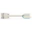 pre-assembled connecting cable Eca Socket/open-ended white thumbnail 2