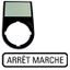 M22S-ST-F10 Carrier, +label, ARRET MARCHE thumbnail 2