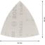 EXPERT M480 Sanding Net for Delta Sanders 93 mm, G 240, 5-pc thumbnail 2