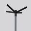 Pole mounting L 1015 B 1015 H 250 d 76 colour: anthracite thumbnail 2