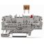 2002-1981/1000-414 2-conductor fuse terminal block; for mini-automotive blade-style fuses; with test option thumbnail 1