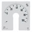 Interchangeable scale for ammeters AQ96M (by CT) - In: 4÷20mA thumbnail 1