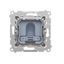 Double socket with earthing and shutters, beige, 16A thumbnail 2