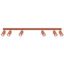 RING CEILING LAMP 6L RED OCHRE 6XGU10 thumbnail 2