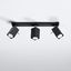 CEILING LAMP MERIDA 3 BLACK GU10 3X40W IP20 thumbnail 4