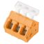 Printed circuit board terminals, 5.00 mm, Number of poles: 14, 135°, Solder pin length (l): 3.5 mm, tinned, orange, Tension clamp connection with actuator, Clamping range, max. : 2.5 mm², Box thumbnail 2