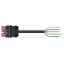 pre-assembled connecting cable Eca Socket/open-ended pink thumbnail 4
