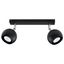 CEILING LAMP OCULARE 2 BLACK GU10 2X40W IP20 thumbnail 2