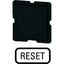 287TQ25 Button plate for push-button, Inscription: RESET, 25 x 25 thumbnail 6