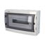 Cabinet ACQUA 3918-TTB, 18TE, 274x426x131mm, transparent plastic door, IP65 thumbnail 2