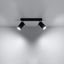 CEILING LAMP RING 2 BLACK GU10 2X40W IP20 thumbnail 5