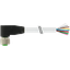M12 female 90° A-cod. 180° with cable PUR 8x0.25 gy UL/CSA 40m thumbnail 2