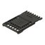 PCB plug-in connector, Accessories, Strain relief, black, Number of poles: 8 thumbnail 1