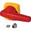 K2SCR Rotary handle, 6mm, for mounting shroud, red/yellow thumbnail 4