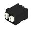 Printed circuit board terminals, 5.08 mm, Number of poles: 2, 90°, Solder pin length (l): 1.5 mm, black, PUSH IN with actuator, Clamping range, max. : 1.5 mm², Tube thumbnail 2