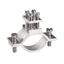 Grounding clamp 1 - 1¼'' (33.5-41.9mm) 2 x 4 - 50 mm² wie rope - wire ø 8 mm thumbnail 1