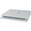 XTSZPTAV4-W1000 Top plate, ventilated, W=1000mm, IP42, grey thumbnail 3