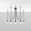 EDISON CHANDELIER 5 BLACK E27 5X60W IP20 thumbnail 5