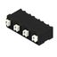 Printed circuit board terminals, 7.62 mm, Number of poles: 4, 90°, Solder pin length (l): 1.5 mm, black, PUSH IN with actuator, Clamping range, max. : 1.5 mm², Tube thumbnail 4